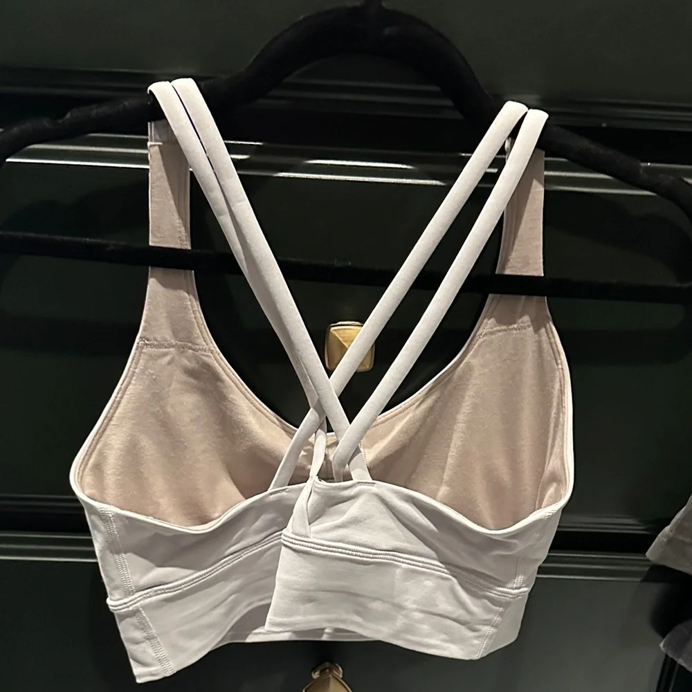 NWOT Lululemon Light Blue Women's Strappy Sports Bra - Picture 4 of 5